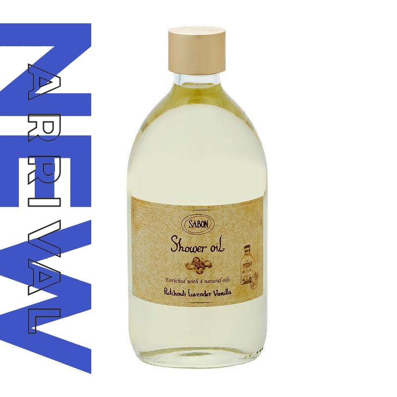SABON Patchouli Lavender Vanilla Shower Oil 500ml