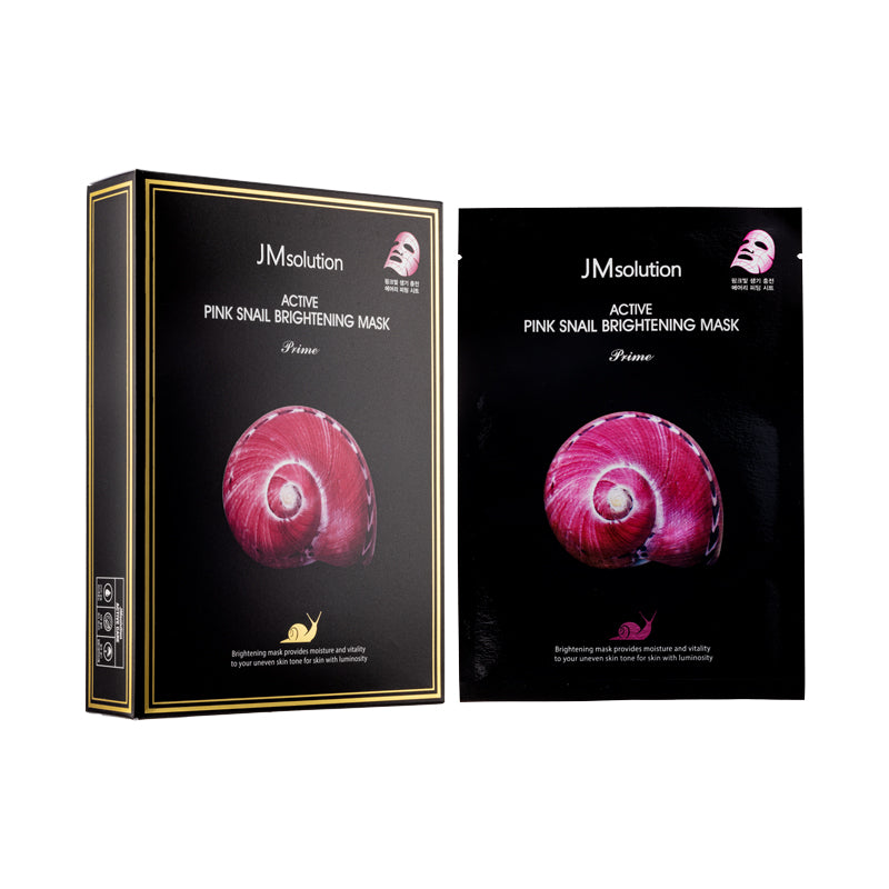 JMsolution Actief Roze Slak Verhelderend Masker 30ml x 10