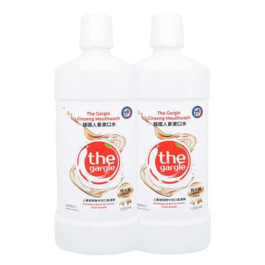 [Extra Value] the gargle 99.9% Sterilization Korean Ginseng Flavored Mouthwash 1000ml Liquid Mouth Freshner