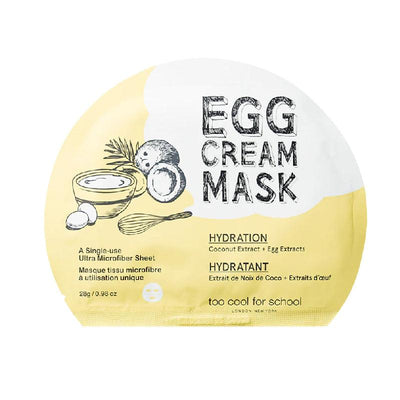 too cool for school Egg Hydration Cream Mask 1pc