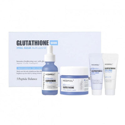 MEDIPEEL Set Kit Multi Perawatan Glutathione Hyal Aqua (4 Item)