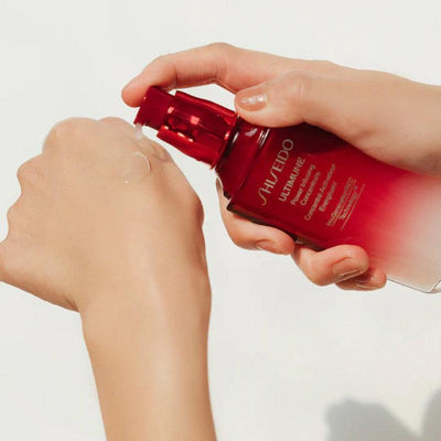 SHISEIDO Ultimune Defend Dagelijkse Verzorgingsset (Serum 100ml + Reinigingsschuim 125ml + Lotion 150ml)