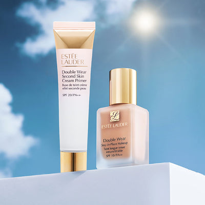 ESTEE LAUDER كريم أساس Double Wear Second Skin بدرجة حماية من الشمس 20 ++PA سعة 40 مل