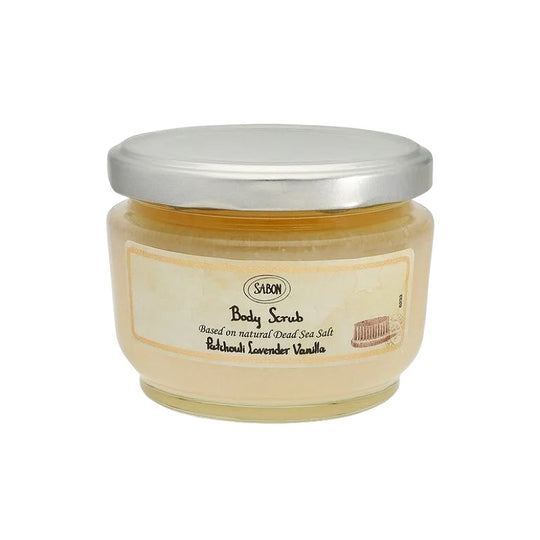 SABON สครับผิวกายแพชชูลี่ลาเวนเดอร์วานิลลา 320 กรัม / 600 กรัม