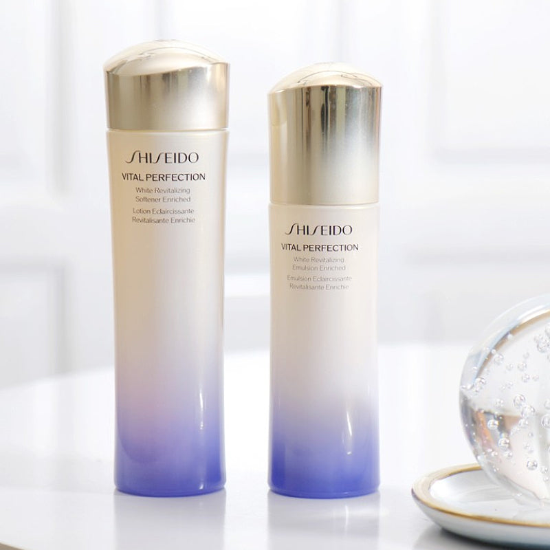 SHISEIDO ไวทอล เพอร์เฟคชั่น ไวท์ รีไวทัลไลซิ่ง อิมัลชั่น เอนริช 100มล