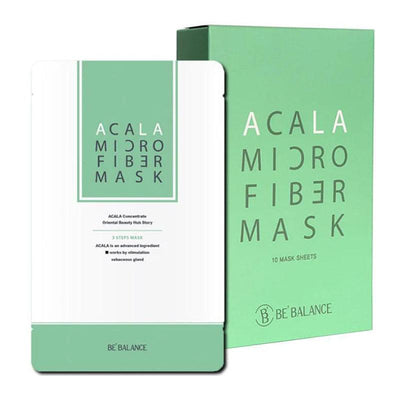 Be' Balance Mascarilla de microfibra con Acala (Cuidado de los poros) 30g x 10