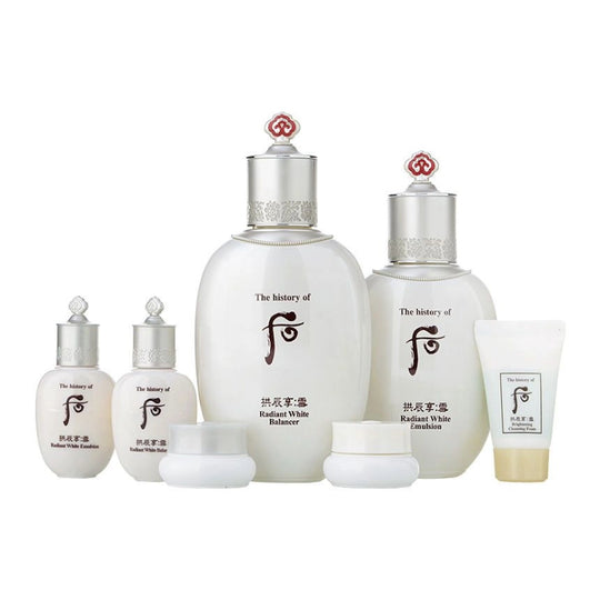 The history of Whoo Gongjinhyang Seol Radiant White Special Set (7 Items)