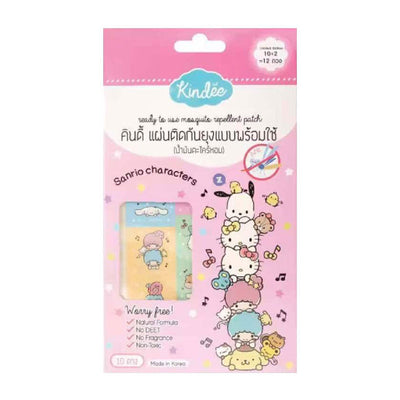 Kindee Mosquito Repellent Patch Sanrio Characters 10pcs