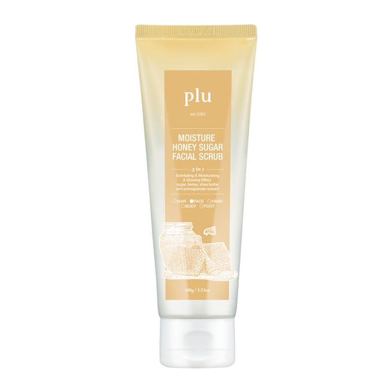 plu Moisture Honey Sugar Facial Scrub 100g