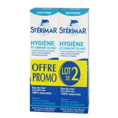 STERIMAR Nasal Hygiene Daily Care Set 100ml x 2