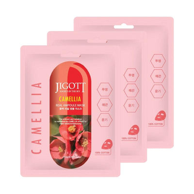 JIGOTT Camellia Echt Ampul Masker 27ml x 3