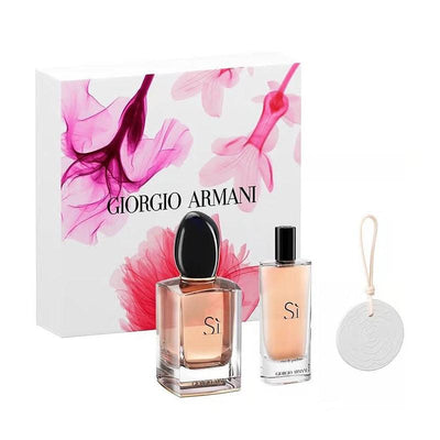 Giorgio Armani Bộ Quà Tặng Nước Hoa Si Eau De Parfum (EDP 15ml + 50ml + Tấm Gốm Thơm)