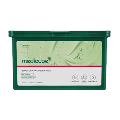 medicube Mặt Nạ 60 Giây Làm Dịu Cấp Ẩm Super Cica Daily Quick Mask 350g / 30 Miếng