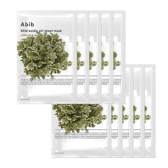 Abib Mild Acid pH Sheet Mask Jericho Ros Fit 30 ml x 10