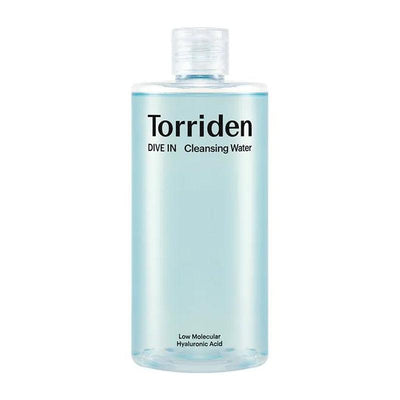Torriden DIVE-IN Água de Limpeza de Ácido Hialurónico de Baixo Peso Molecular 400ml