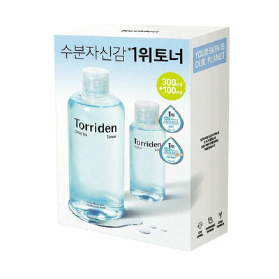 Torriden 韩国 DIVE-IN 低分子玻尿酸爽肤水套装 (爽肤水 300ml + 100ml)
