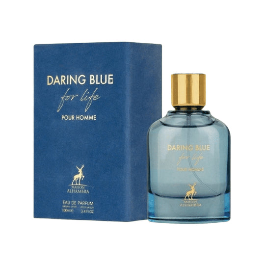 MAISON ALHAMBRA Daring Blauw Voor Het Leven Pour Homme Eau De Parfum 100ml