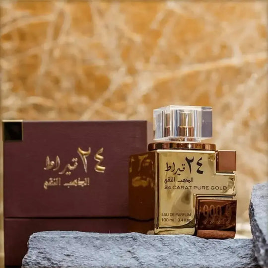 Lattafa  ماء عطر 24 قيراط الذهب النقى 100مل