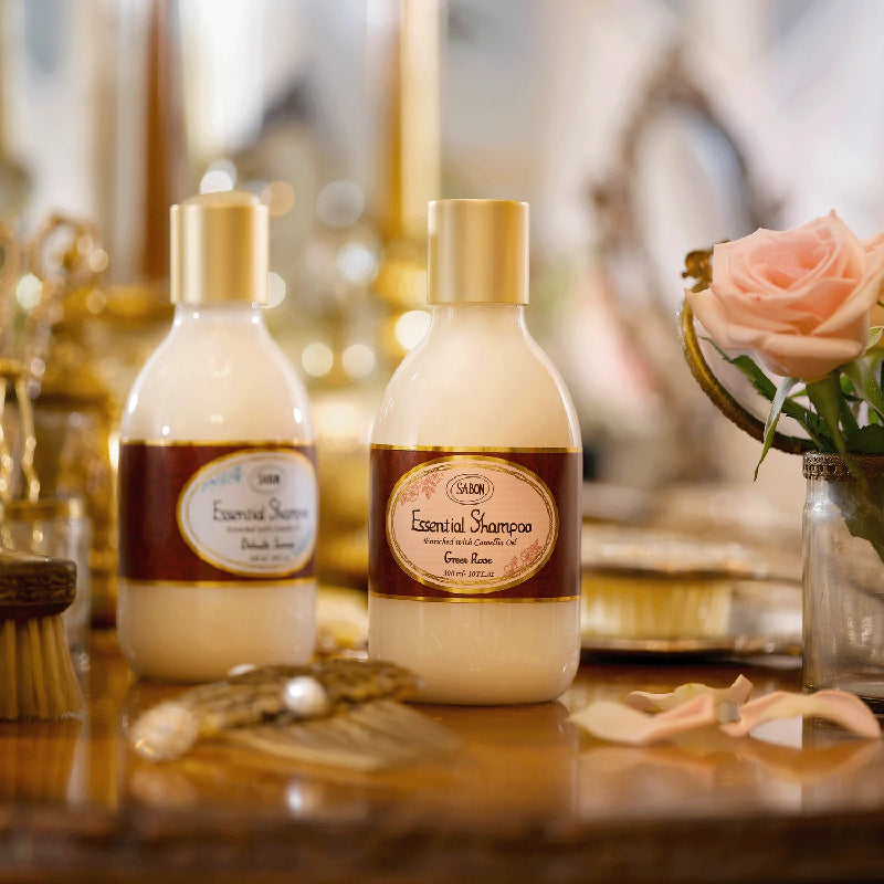 SABON แฮร์เอสเซนเชียลแชมพู กรีนโรส 300 มล.