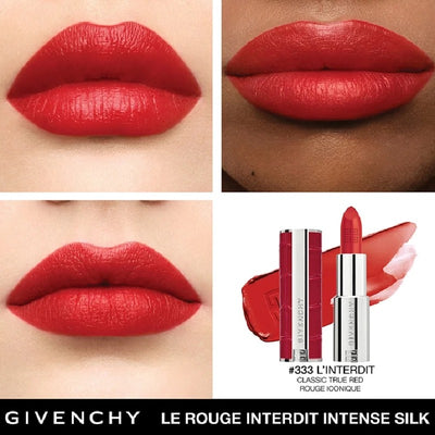 GIVENCHY Limited Edition Le Rouge Interdit Intense Silk Batom (#N°333 L'Interdit) 3.4g