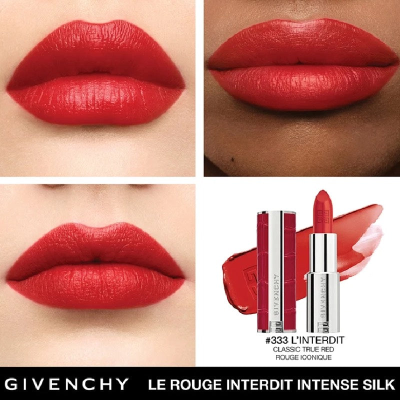 GIVENCHY लिमिटेड एडिशन ले रूज इंटरडिट इंटेंस सिल्क लिपस्टिक (