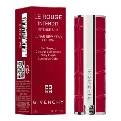 GIVENCHY ลิปสติกเนื้อไหมเข้มข้น Le Rouge Interdit Limited Edition (#N°333 L'Interdit) 3.4 กรัม