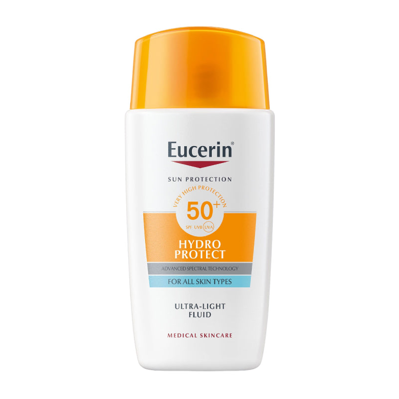 Eucerin سائل الحماية من الشمس الخفيف للغاية بعامل حماية من الشمس 50+، 50 مل