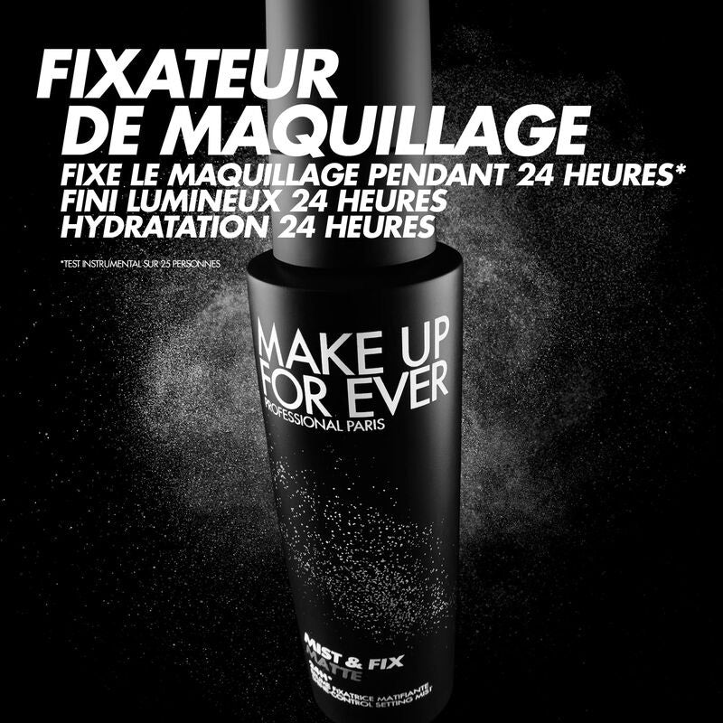 MAKE UP FOR EVER Mist And Fix Matte Spray de Fixação Matificante 24 horas 100ml