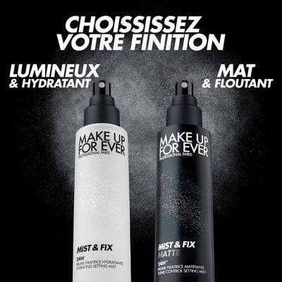 MAKE UP FOR EVER Mist And Fix Matte Spray de Fixação Matificante 24 horas 100ml