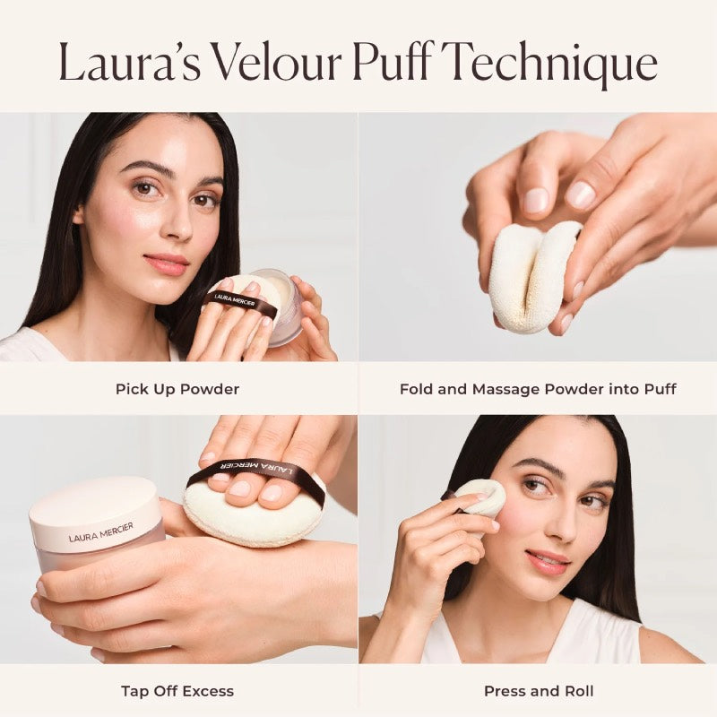 LAURA MERCIER ピンク トランスルーセント ルース セッティング パウダー トーンアップ 29g