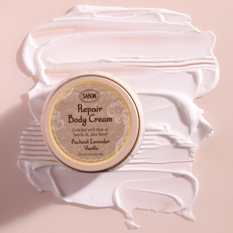 SABON Krim Perbaikan Tubuh Patchouli Lavender Vanilla 200ml