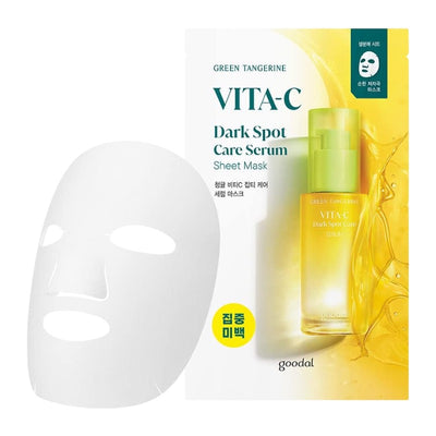 goodal Mặt Nạ Sáng Da Mờ Thâm Nám Green Tangerine Vitamin C Dark Spot Care Serum Sheet Mask 28g x 5