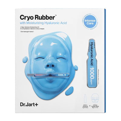 Dr. Jart+ Set Cryo Rubber Dengan Melembabkan Asam Hyaluronic (Ampul 4g + Masker Karet 40g)