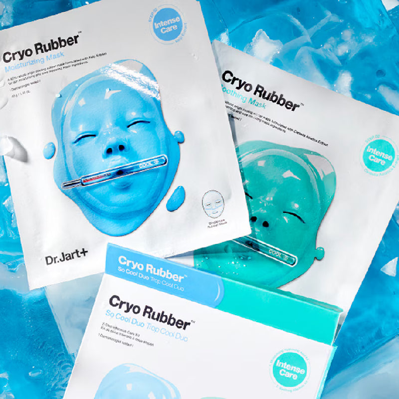 Dr. Jart+ Cryo Rubber With Moisturising Hyaluronic Acid Set (Ampoule 4g + Rubber Mask 40g)