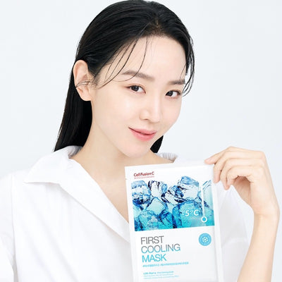 Cell Fusion C Mặt Nạ Cấp Ẩm Và Làm Dịu Da Post Alpha First Cooling Mask 27g x 5