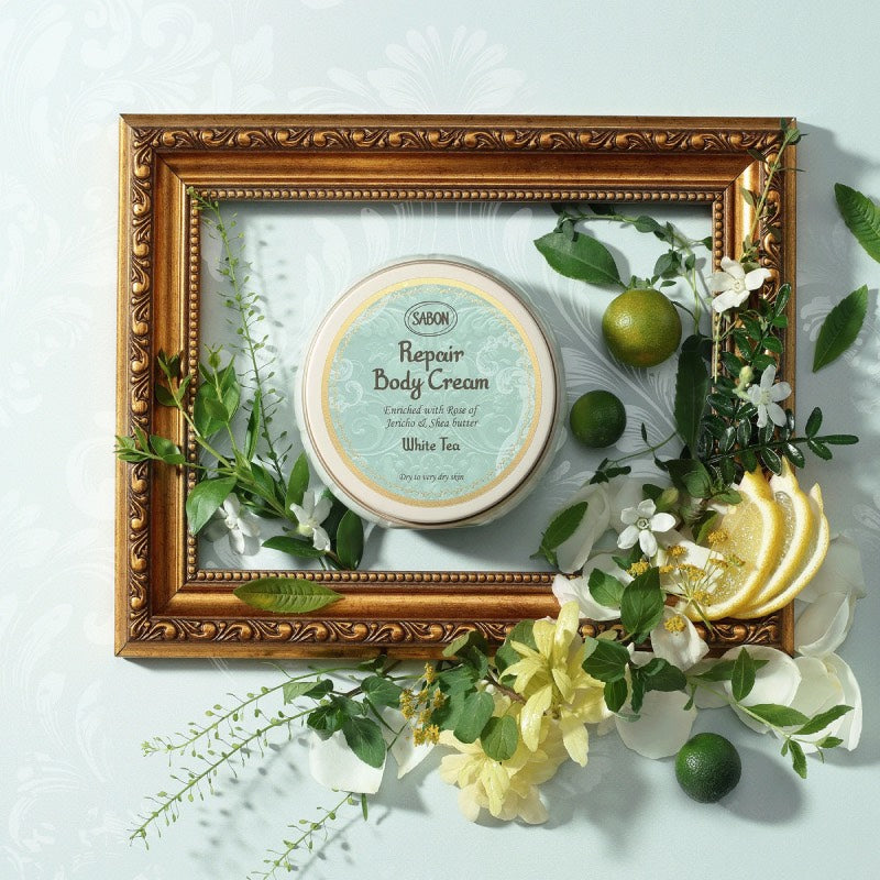 SABON Kem Dưỡng Thể White Tea Repair Body Cream 200ml