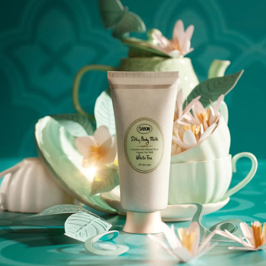 SABON White Tea Silky Body Milk 200ml