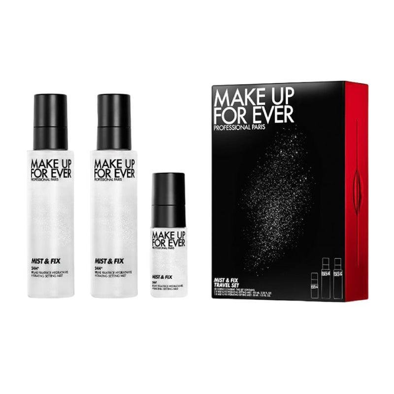 MAKE UP FOR EVER Mist And Fix 24Hr Hydrating Setting Spray Travel Set (100ml + 100ml + 30ml)