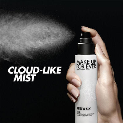 MAKE UP FOR EVER Mist And Fix Set Travel Spray Pengaturan Hidrasi 24 Jam (100ml + 100ml + 30ml)