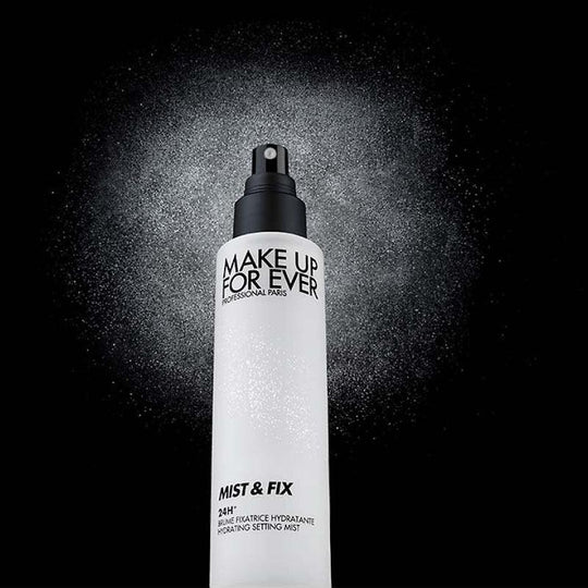 MAKE UP FOR EVER Mist And Fix Spray Fijador Hidratante 24 Horas, Set de Viaje (100ml + 100ml + 30ml)