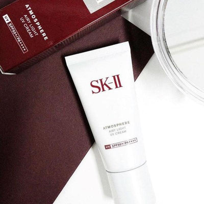 SK-II كريم آتموسفير إيري لايت للأشعة فوق البنفسجية بعامل حماية من الشمس 50+ PA++++، 30 جم