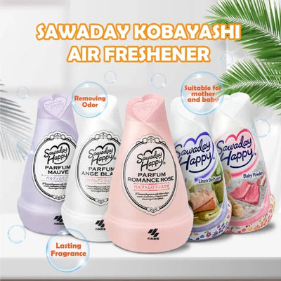 KOBAYASHI Sawaday Happy Parfum Air Freshener (#Mauve) 120g