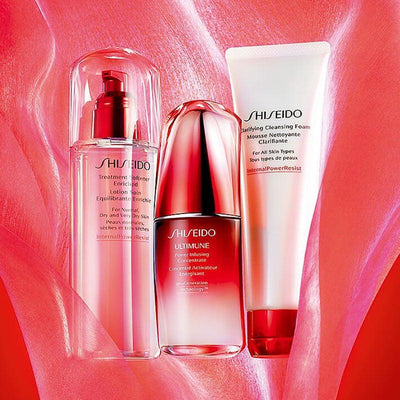 SHISEIDO Ultimune Defend Daily Care Set (Serum 100 ml + Rengöringsskum 125 ml + Lotion 150 ml)