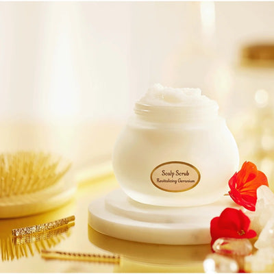 SABON สครับหนังศีรษะ เอนเนอร์ไจซิ่ง เจอเรเนียม 300 กรัม