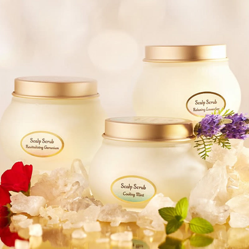 SABON Scrub Kulit Kepala Energizing Geranium 300g