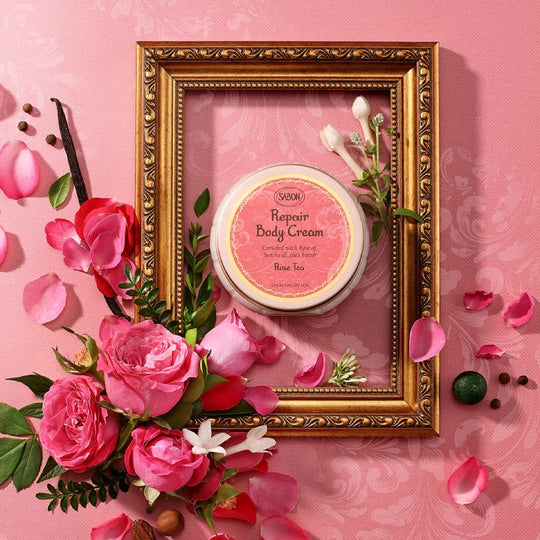 SABON Crème Réparatrice Corps au Thé Rose 200ml