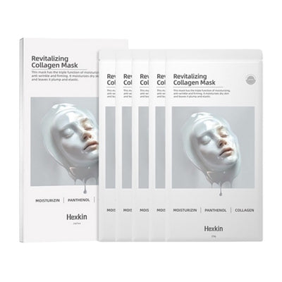 HEXKIN Mặt Nạ Dưỡng Ẩm Giúp Khôi Phục Sức Sống Và Độ Đàn Hồi Revitalizing Collagen Mask 23g x 5