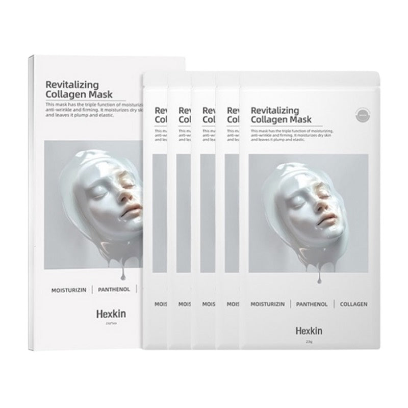 HEXKIN Revitaliserend Collageen Masker 23g x 5