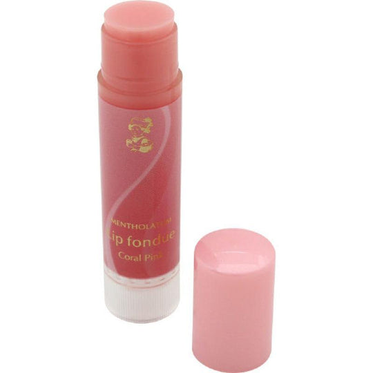 MENTHOLATUM Son Dưỡng Môi Màu Hồng San Hô Lip Fondue Coral Pink 4.2g