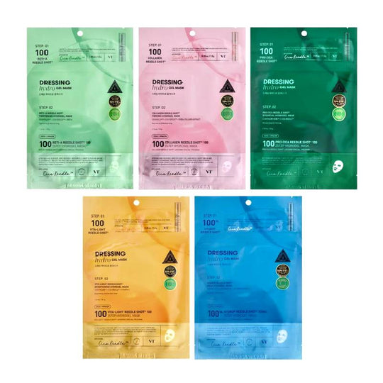 VT Cosmetics Reedle Shot 100 2Step Hydrogel Mask Set 33g x 5